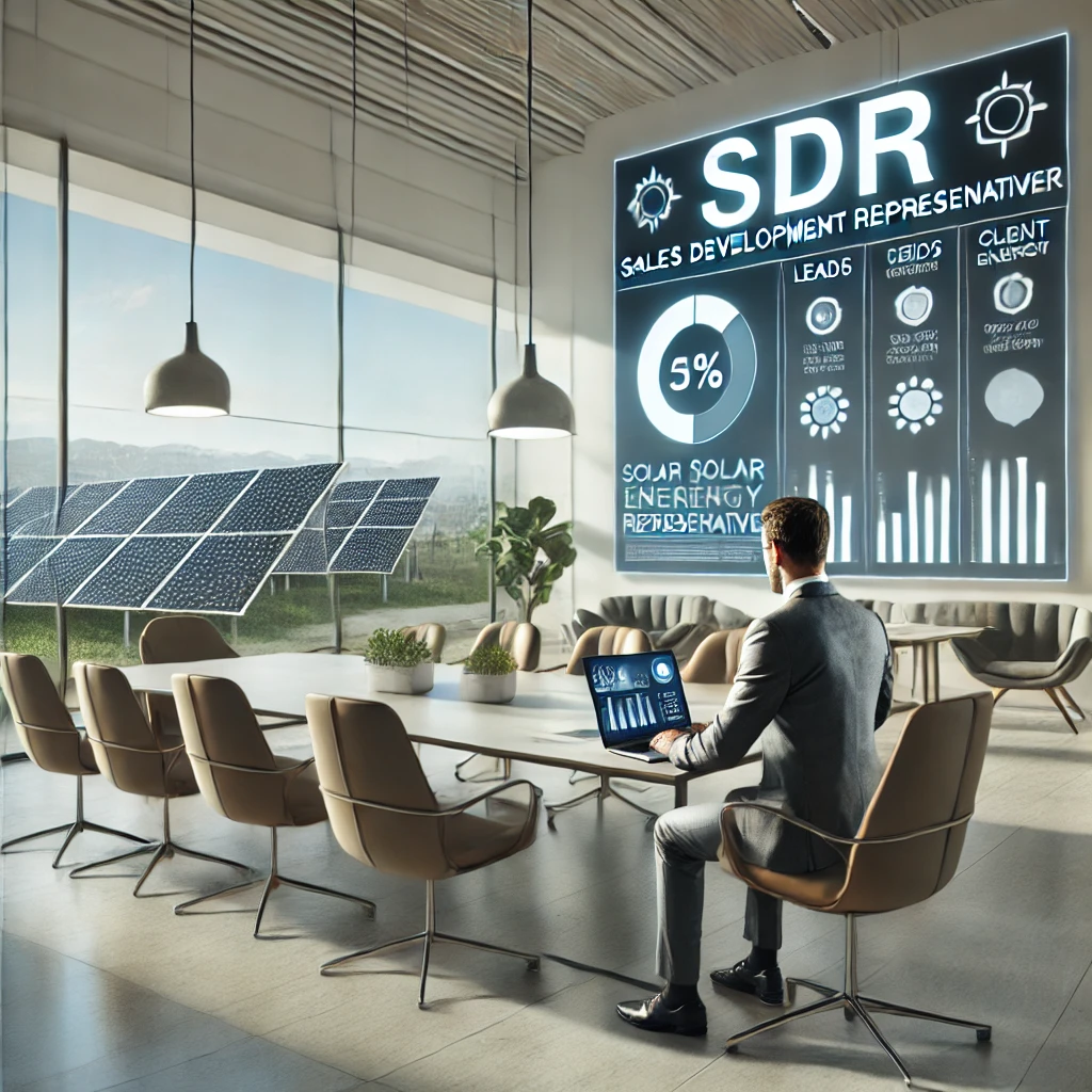 SDR Para prospecção de clientes de energia solar