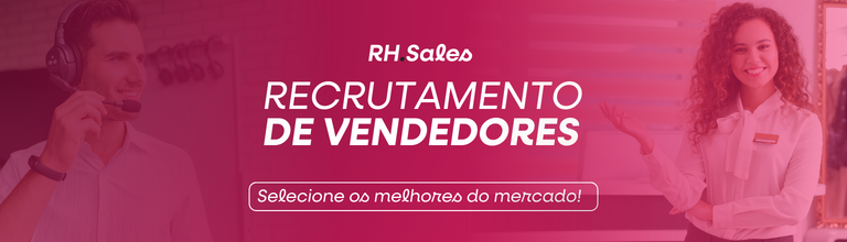 Recrutamento de vendedores