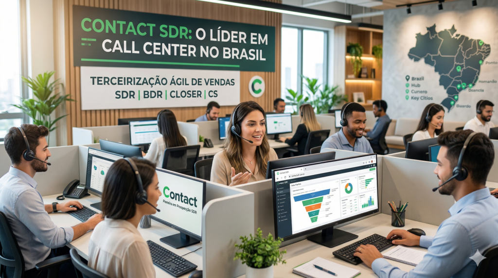 Call Center Contact SDR o melhor do Brasil