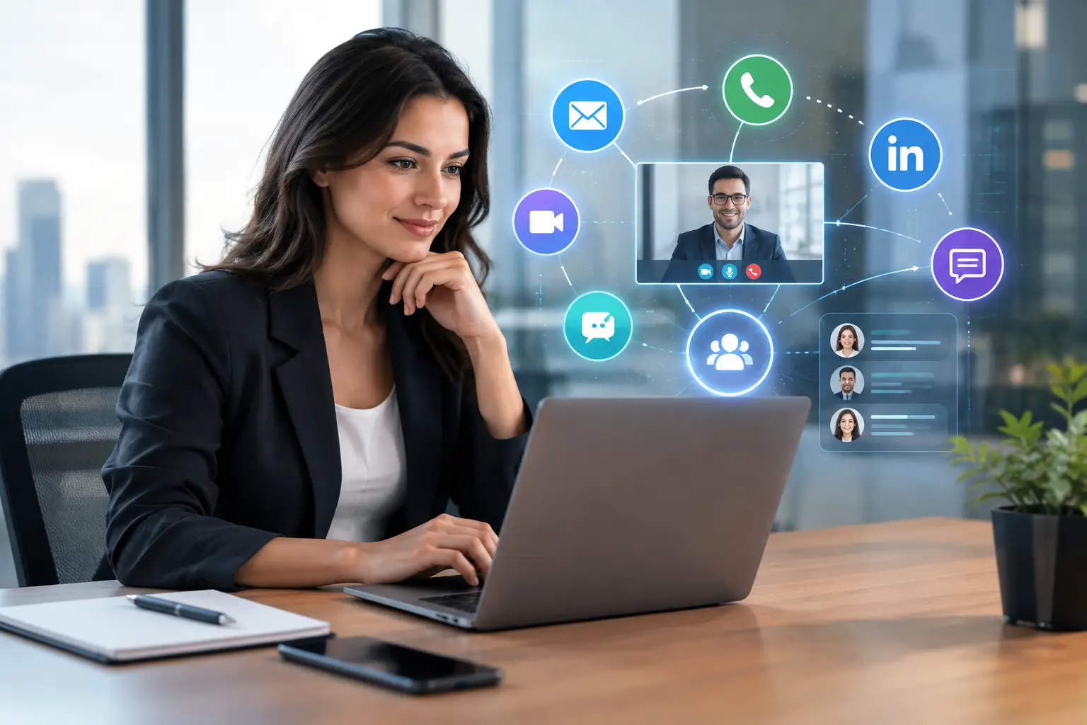 Guia de cadência multicanal B2B para reuniões